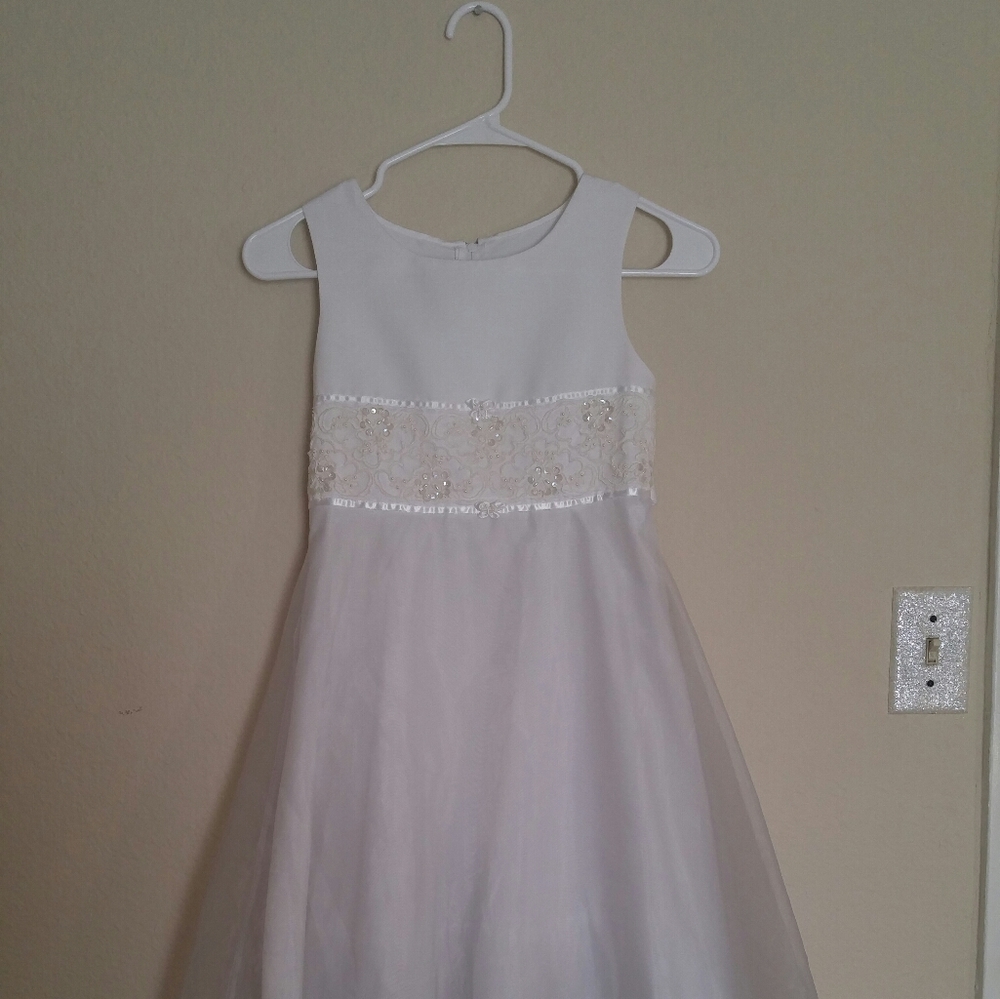 Girls white dress